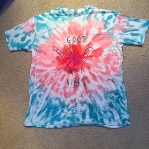 Shein, Women’s Medium, teal/blue-pink-red